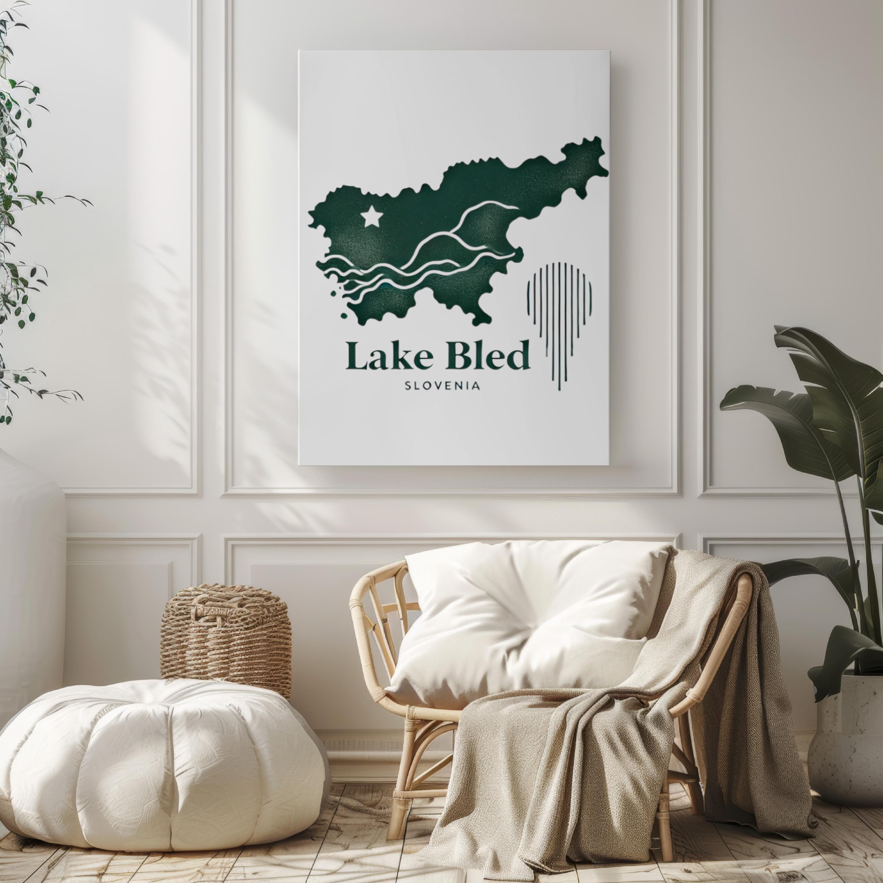 Lake Bled Landscape Print - Bled, Slovenia