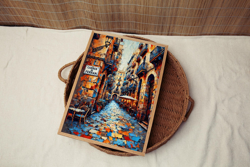 Carrer De Ferran Print - Barcelona, Spain