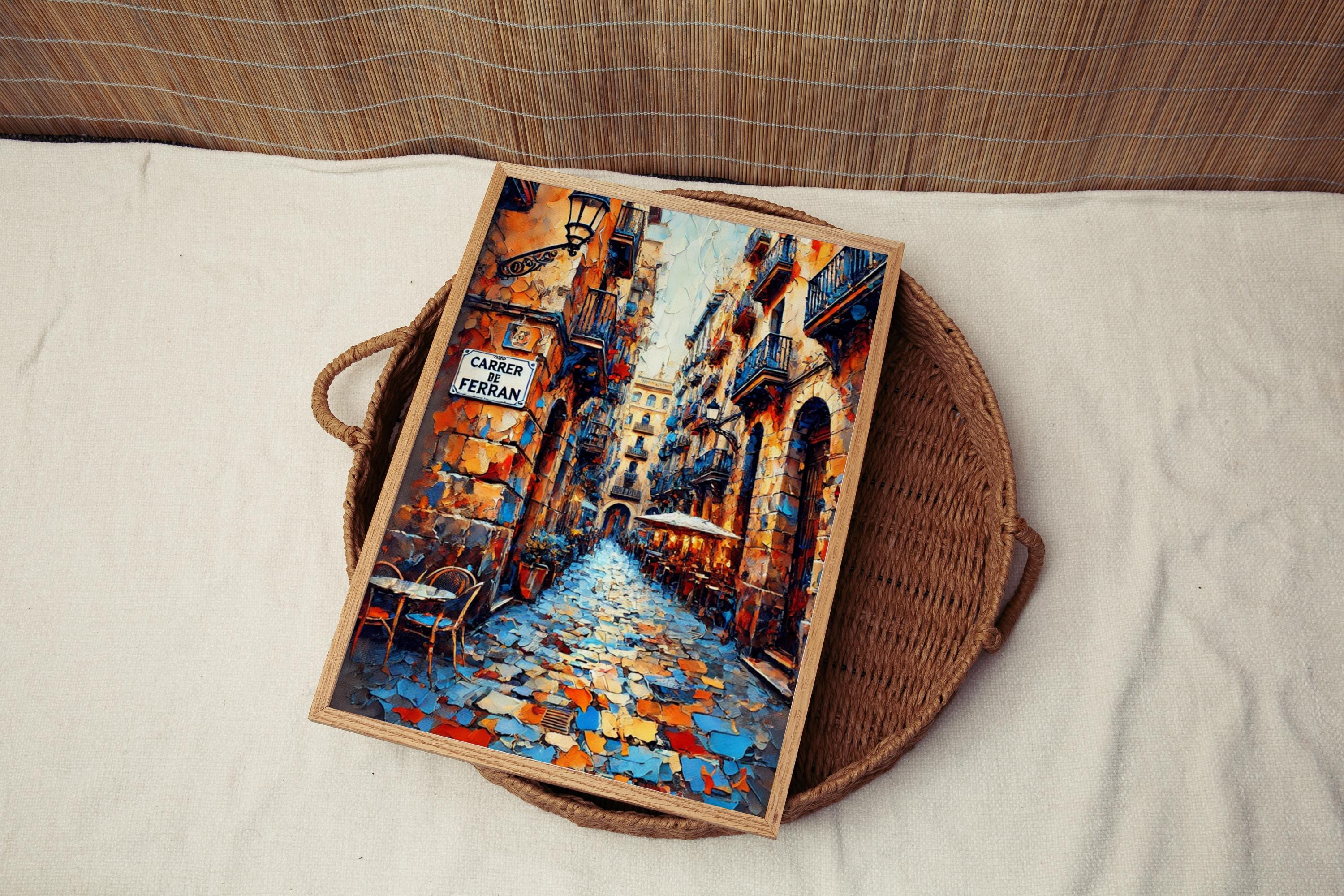 Carrer De Ferran Print - Barcelona, Spain