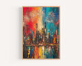 City Skyline Print Modern - United States