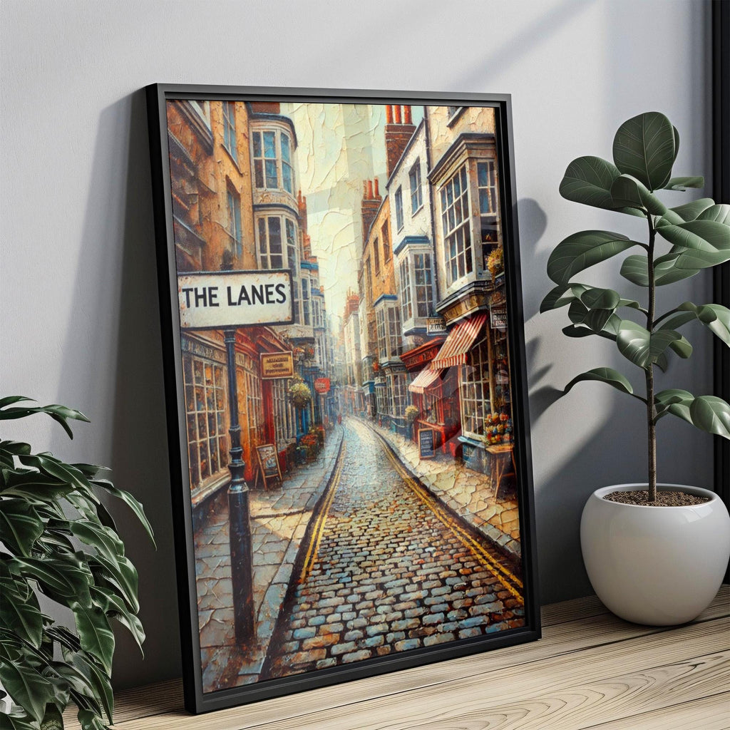 The Lanes Print - Brighton, United Kingdom