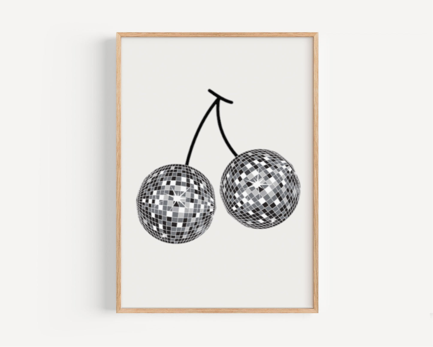 College Art Disco Wall Art Print – Retro Dorm Decor, Travel & Housewarming Gift, Funky Home Decoration, College Wall Artwork