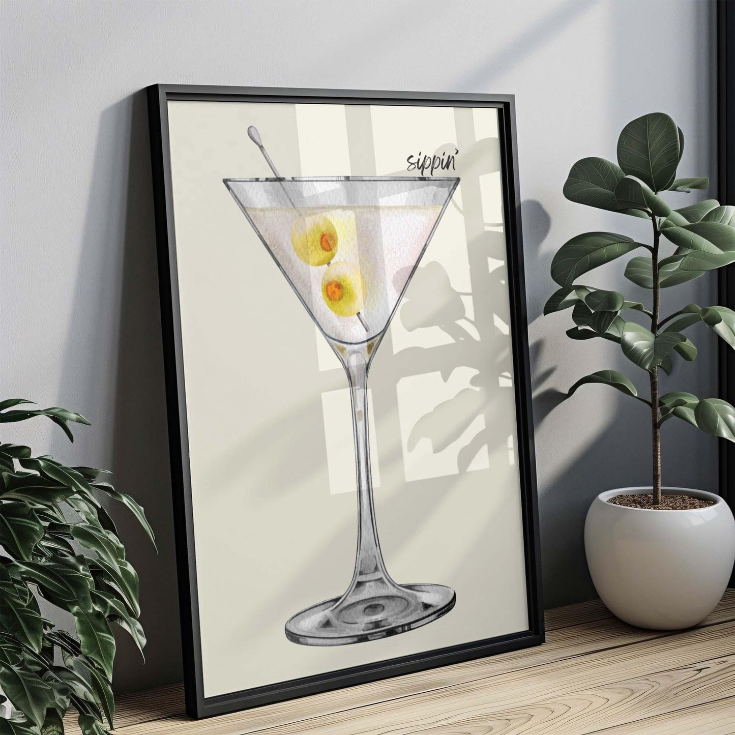 Dorm Margarita Glass Artwork