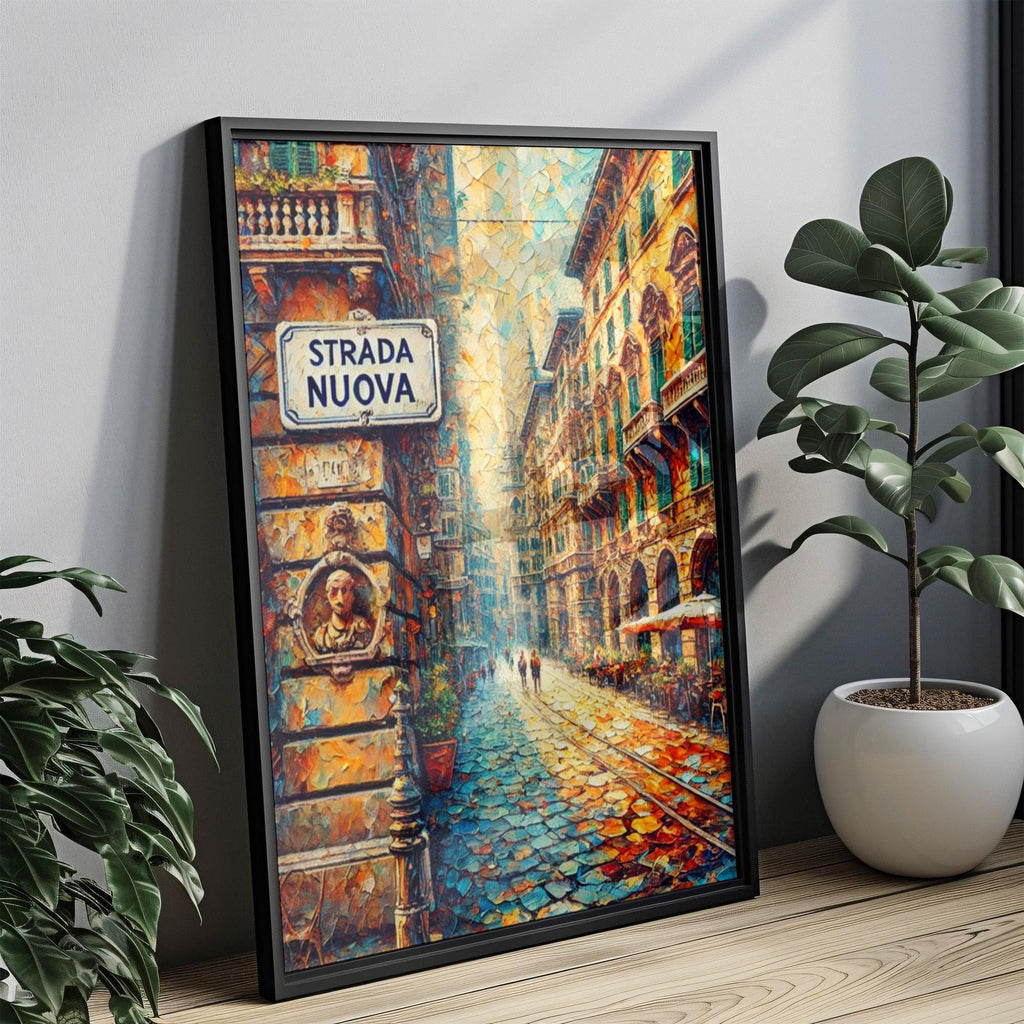 Strada Nuova Wall Art - Genoa, Italy