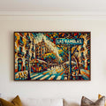 Las Ramblas Wall Art Modern - Barcelona, Spain