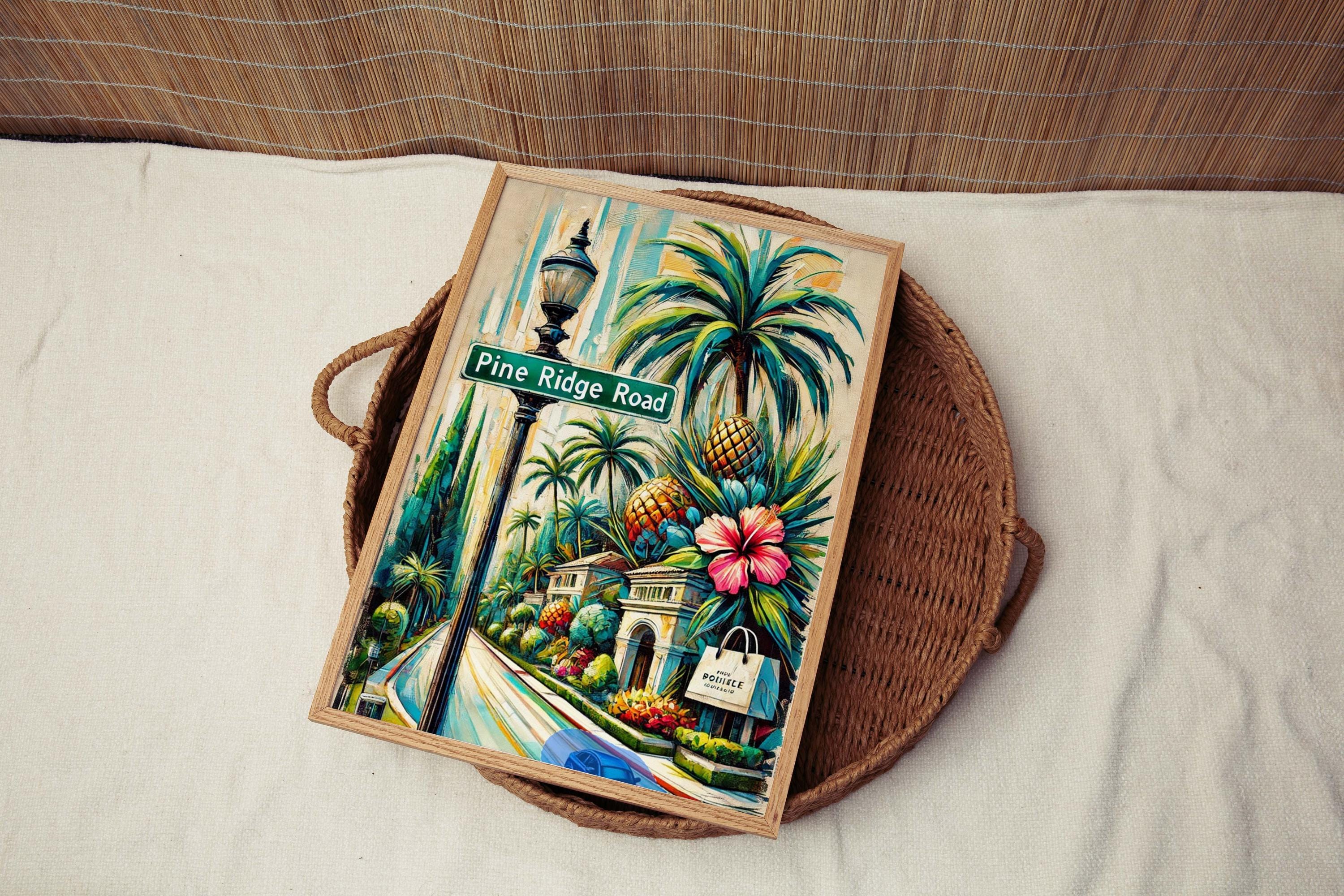 Pine Ridge Road Wall Art - Naples, Florida, USA