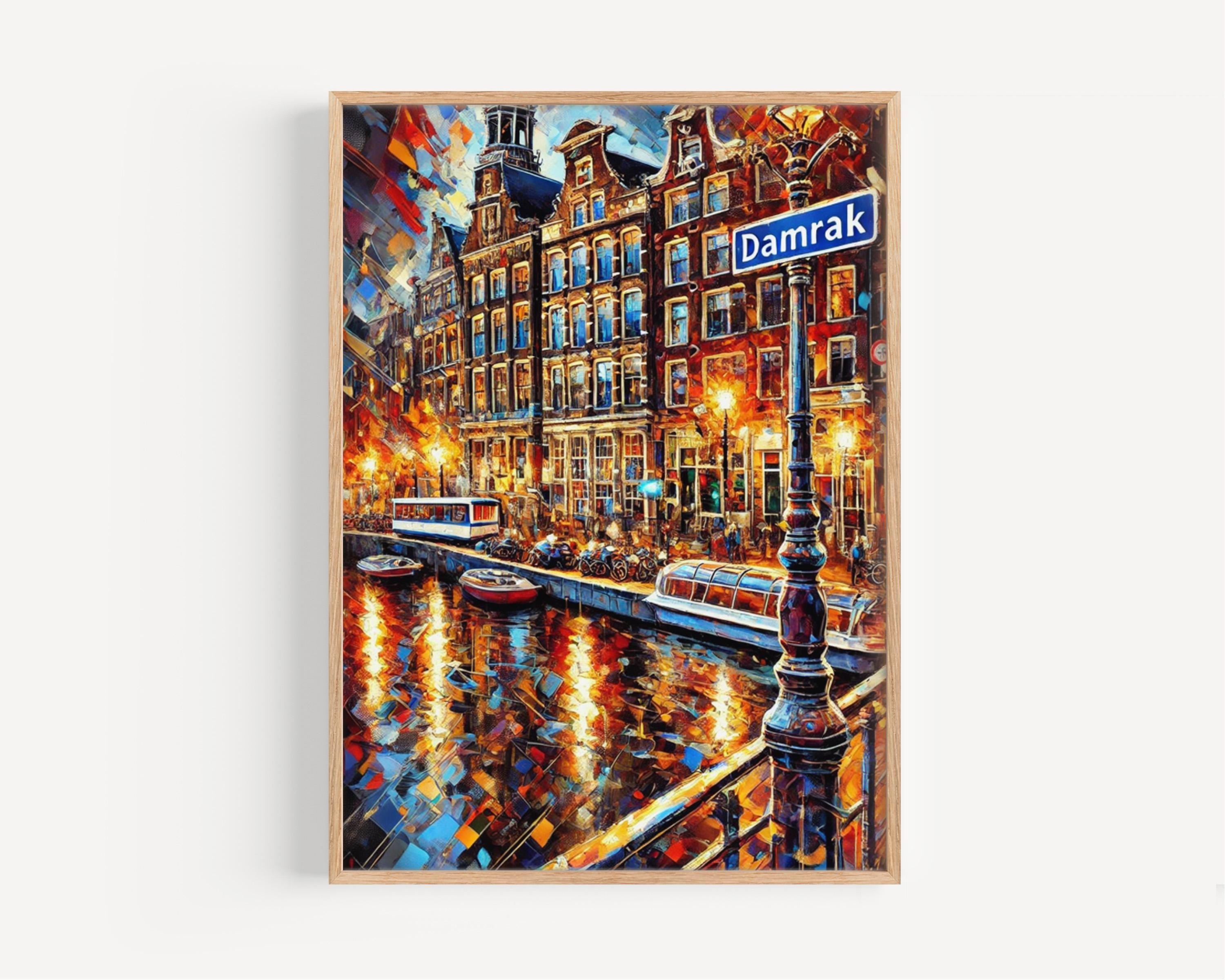 Damrak Print - Amsterdam, Netherlands