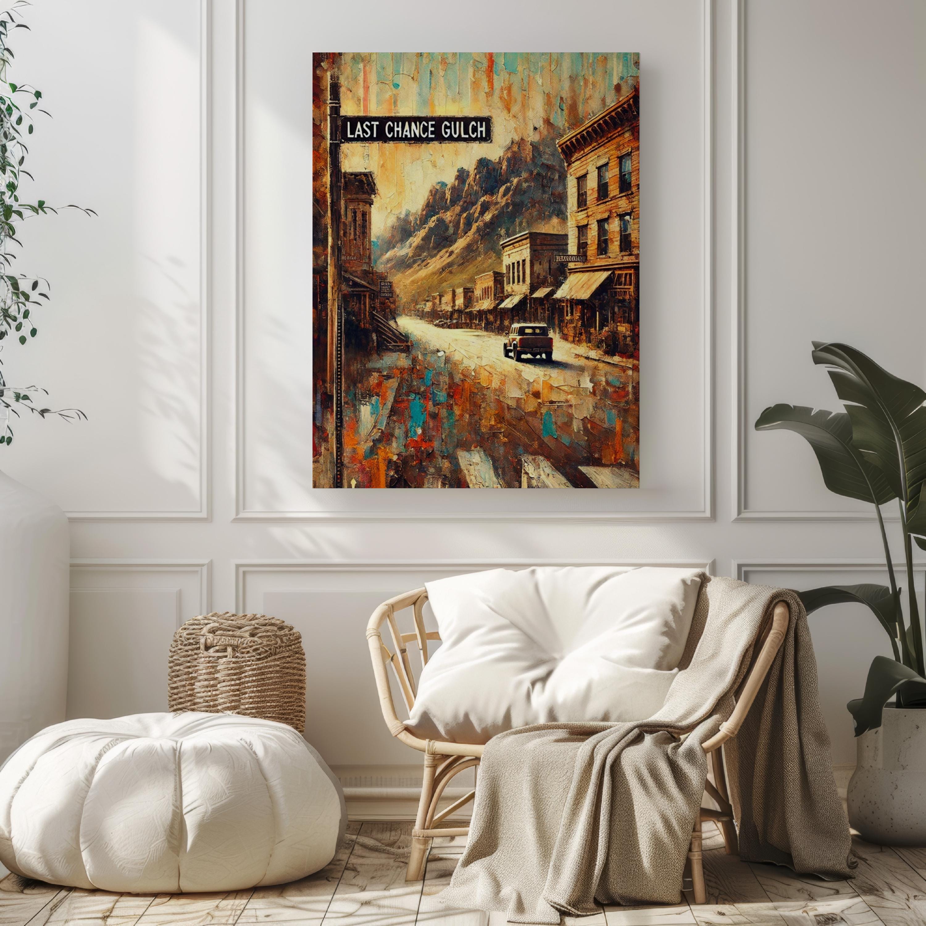 Last Chance Gulch Wall Art - Helena, Montana, USA