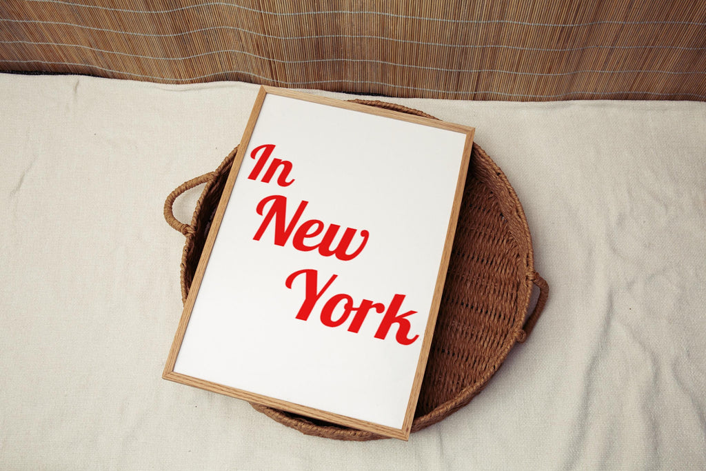 New York Map Poster - New York, New York, USA