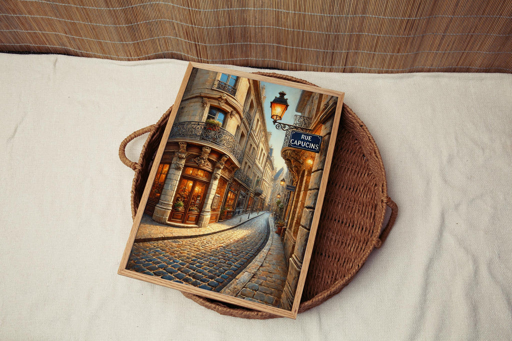 Rue Des Capucins Print - Lyon, France