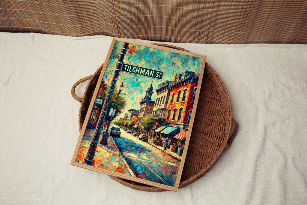 Tilghman Street Print - Allentown, Pennsylvania, USA
