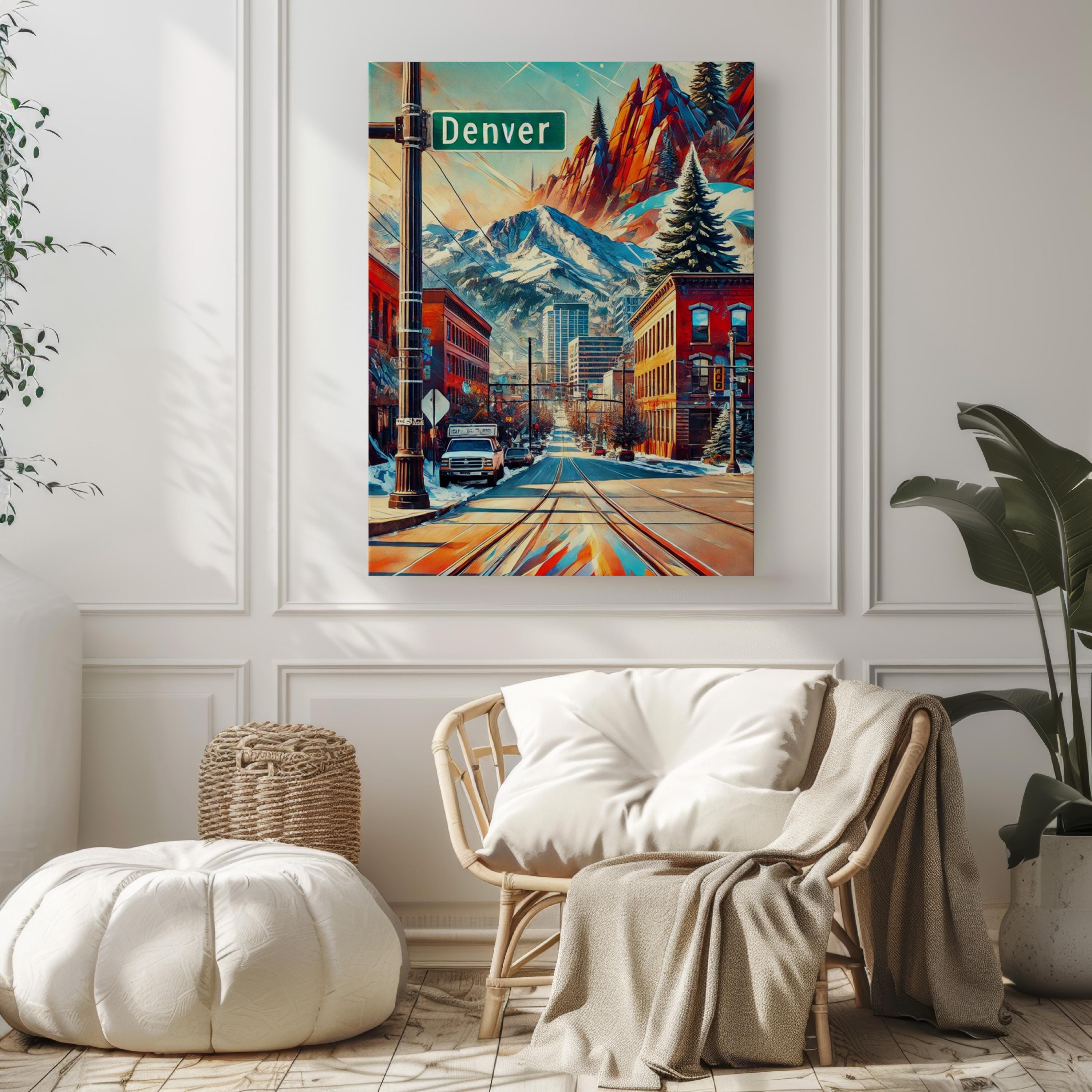 Denver Modern Print - Denver, Colorado, USA