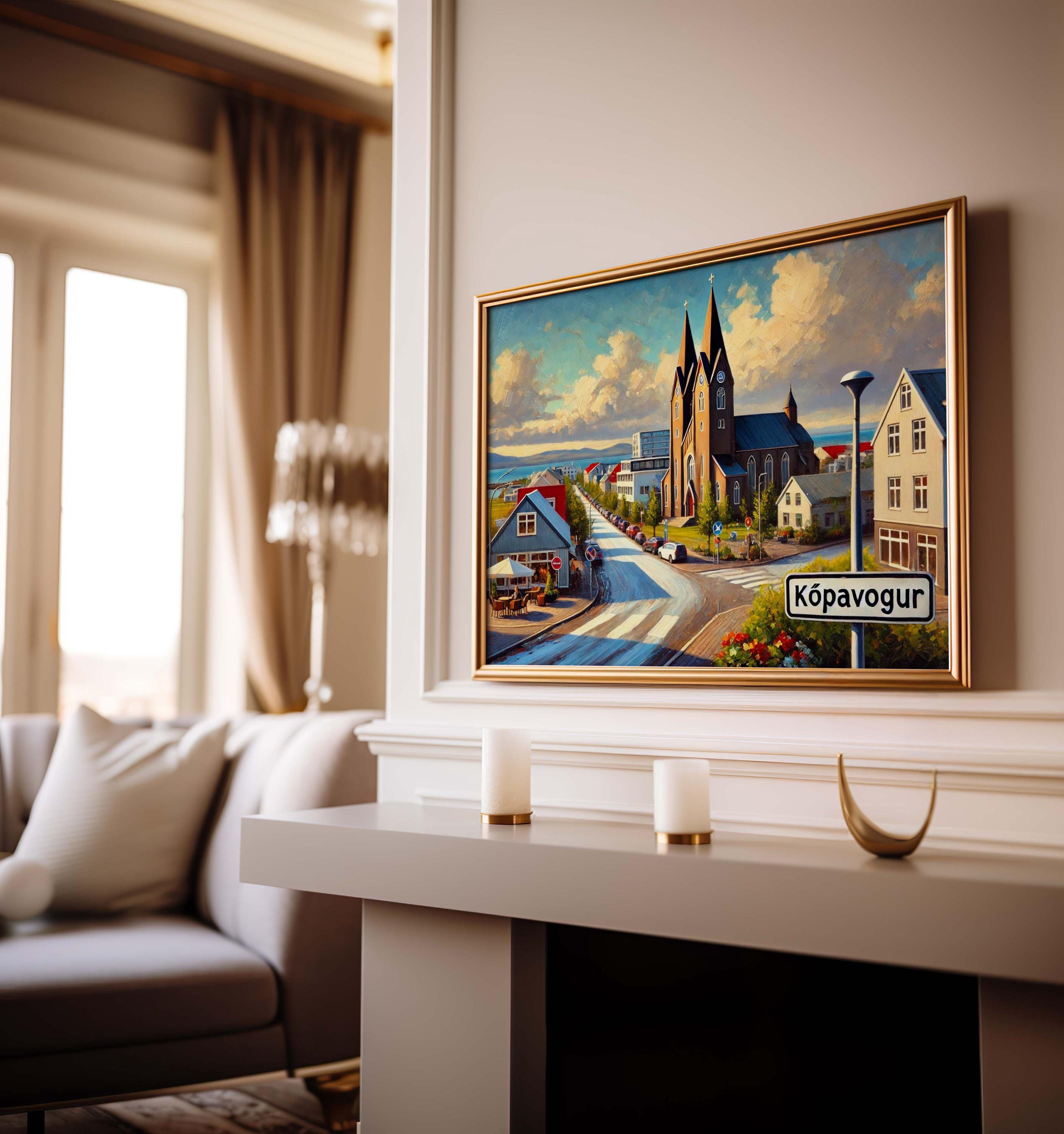 Kopavogur Poster - Kopavogur, Iceland