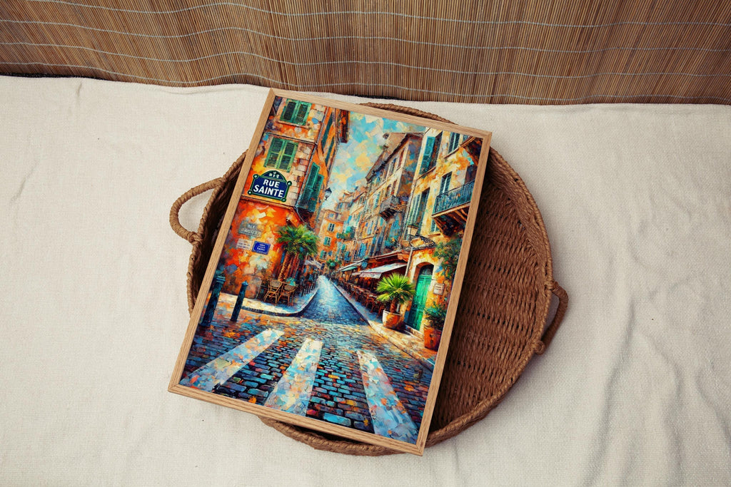 Rue Sainte Vintage Print - Marseille, France