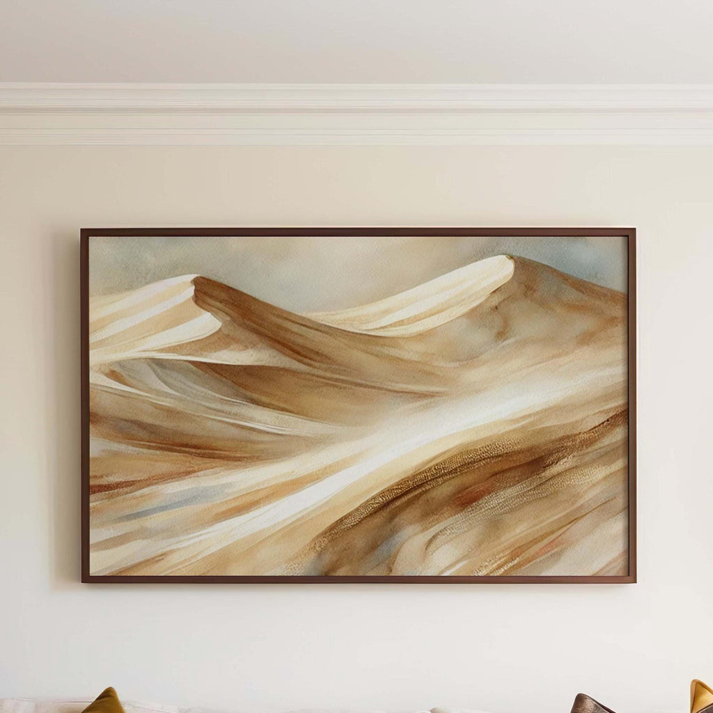 Sand Dunes Wall Art Minimalist