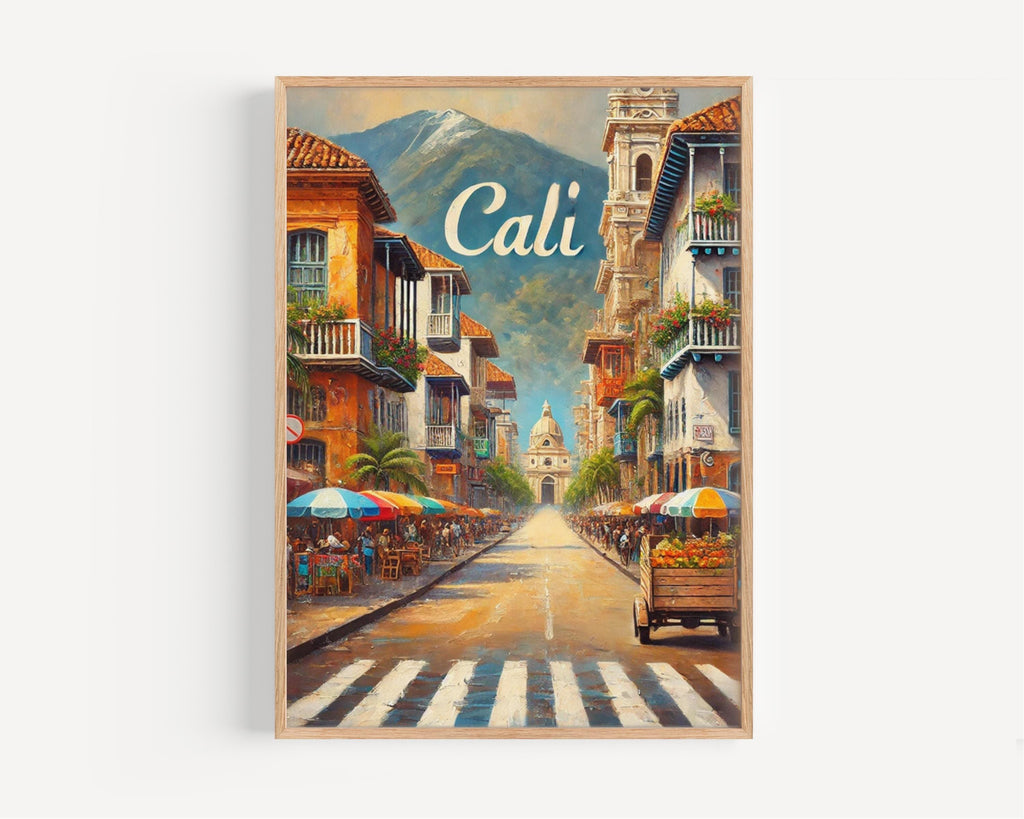 Colombia Wall Art Cali Print Travel Poster South American Decor Housewarming Gift Colombia Gift
