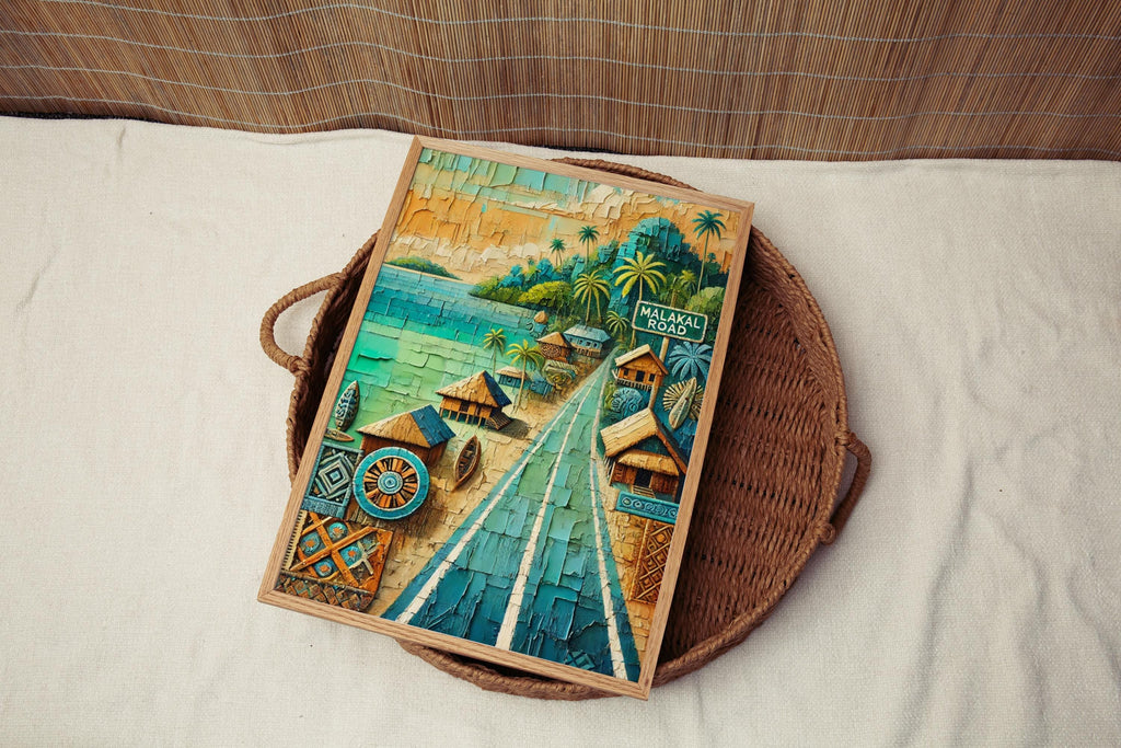 Malakal Road Wall Art Decor - Koror, Palau