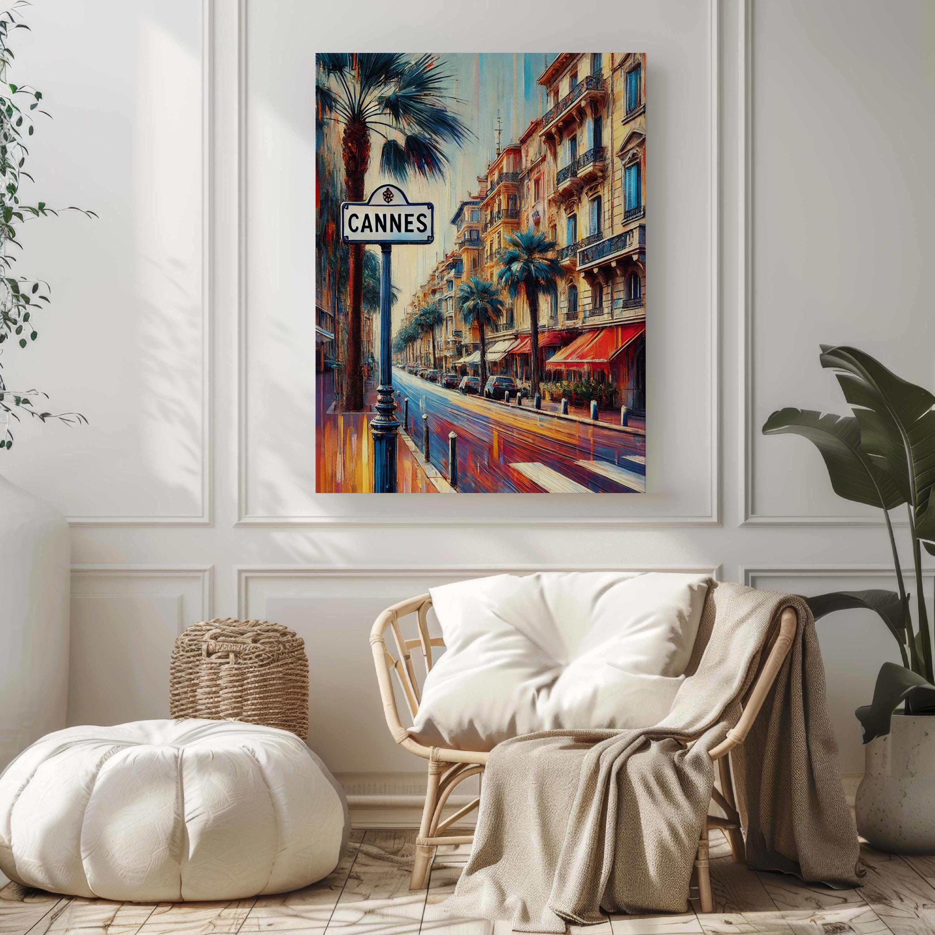 Cannes Poster City Print - Cannes, France