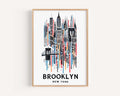 Brooklyn Poster Modern - New York, New York, USA