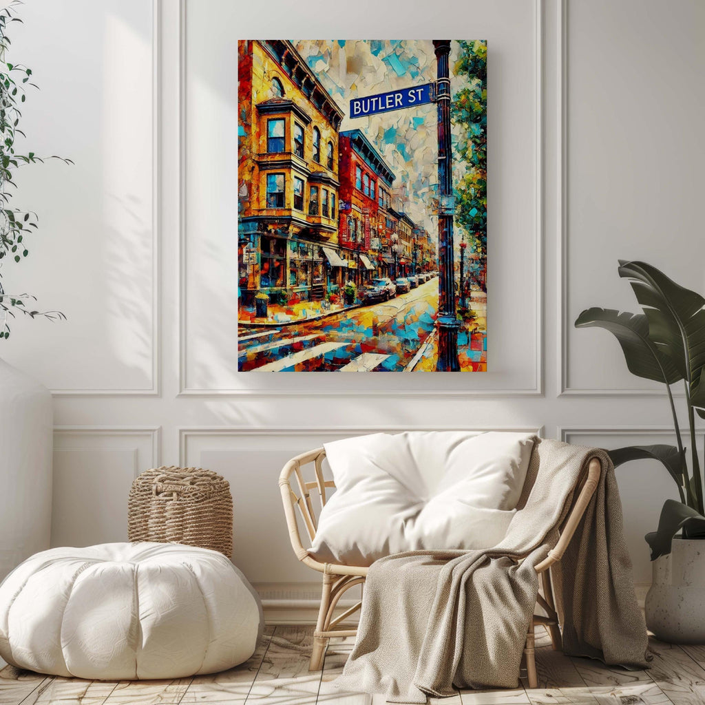 Butler Street Print - Pittsburgh, Pennsylvania, USA