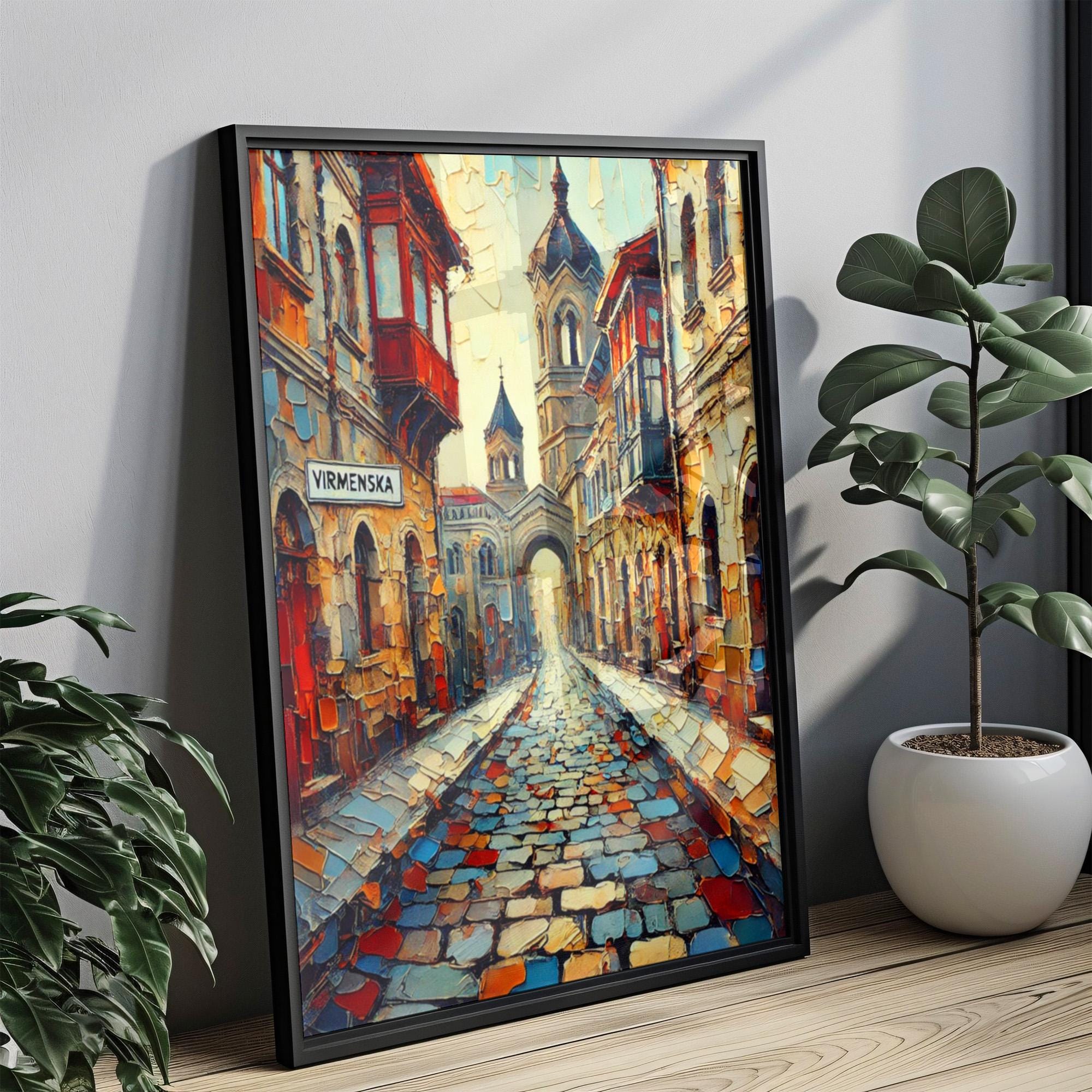 Virmenska Street Wall Art - Lviv, Ukraine