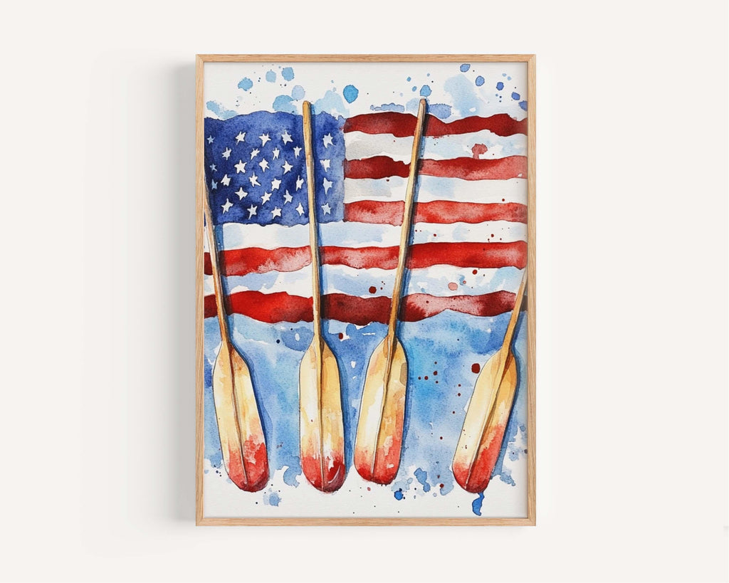 Boat Wall Art Patriotic - United States