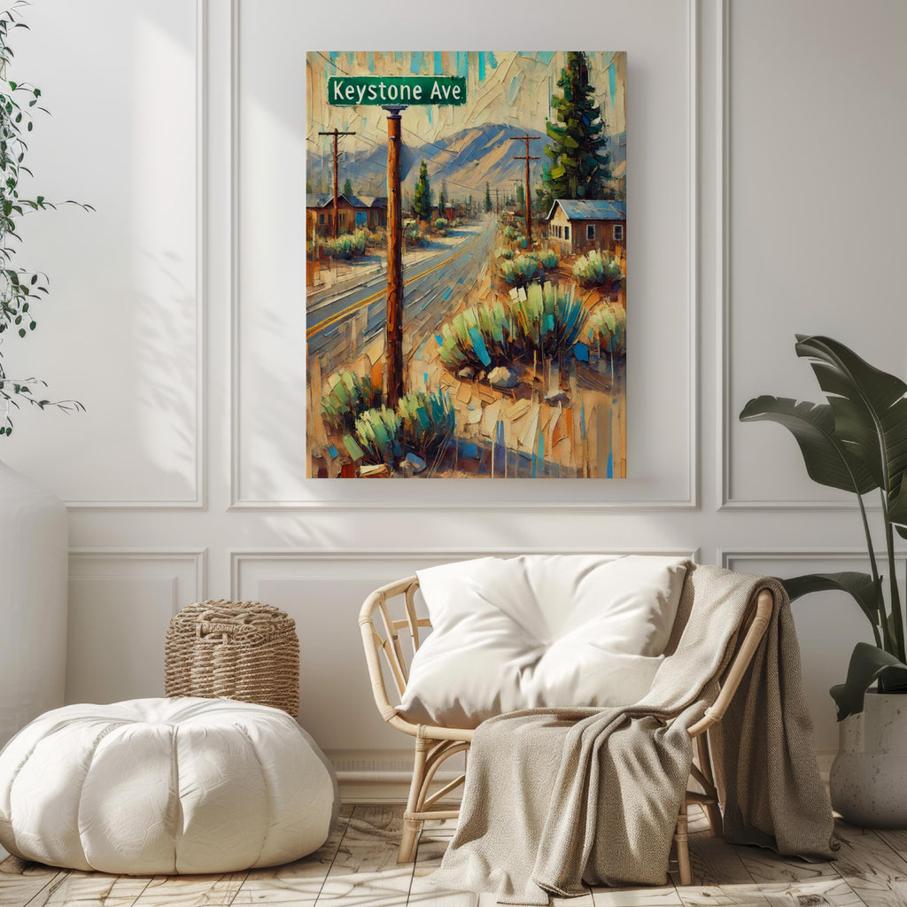 Keystone Avenue Print - Nevada, USA