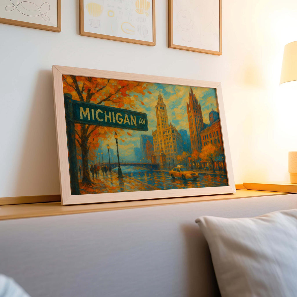 Michigan Avenue Print - Chicago, Illinois, USA