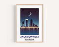 Jacksonville Map Poster - Jacksonville, Florida, USA