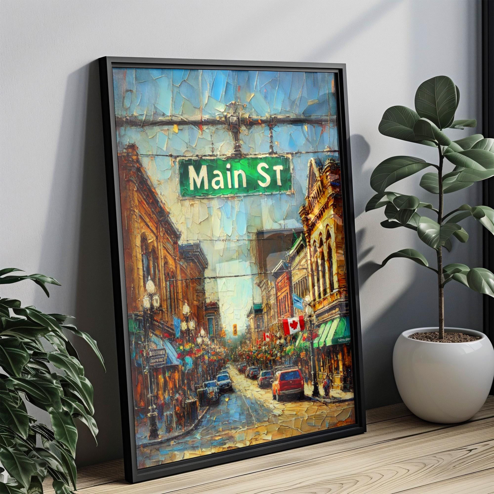 Main Street Wall Art - Vancouver, Canada