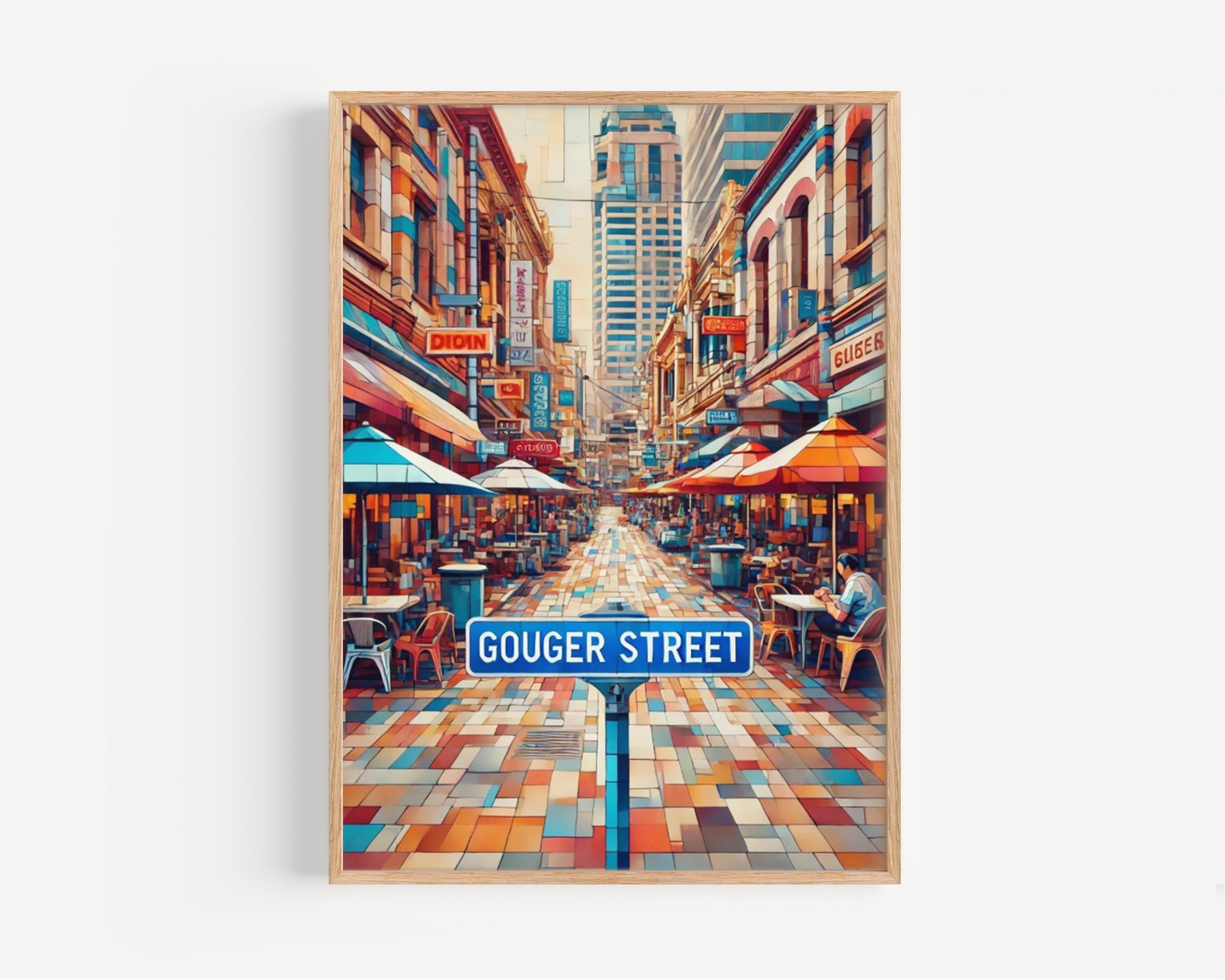 Gouger Street Wall Art - Adelaide, Australia