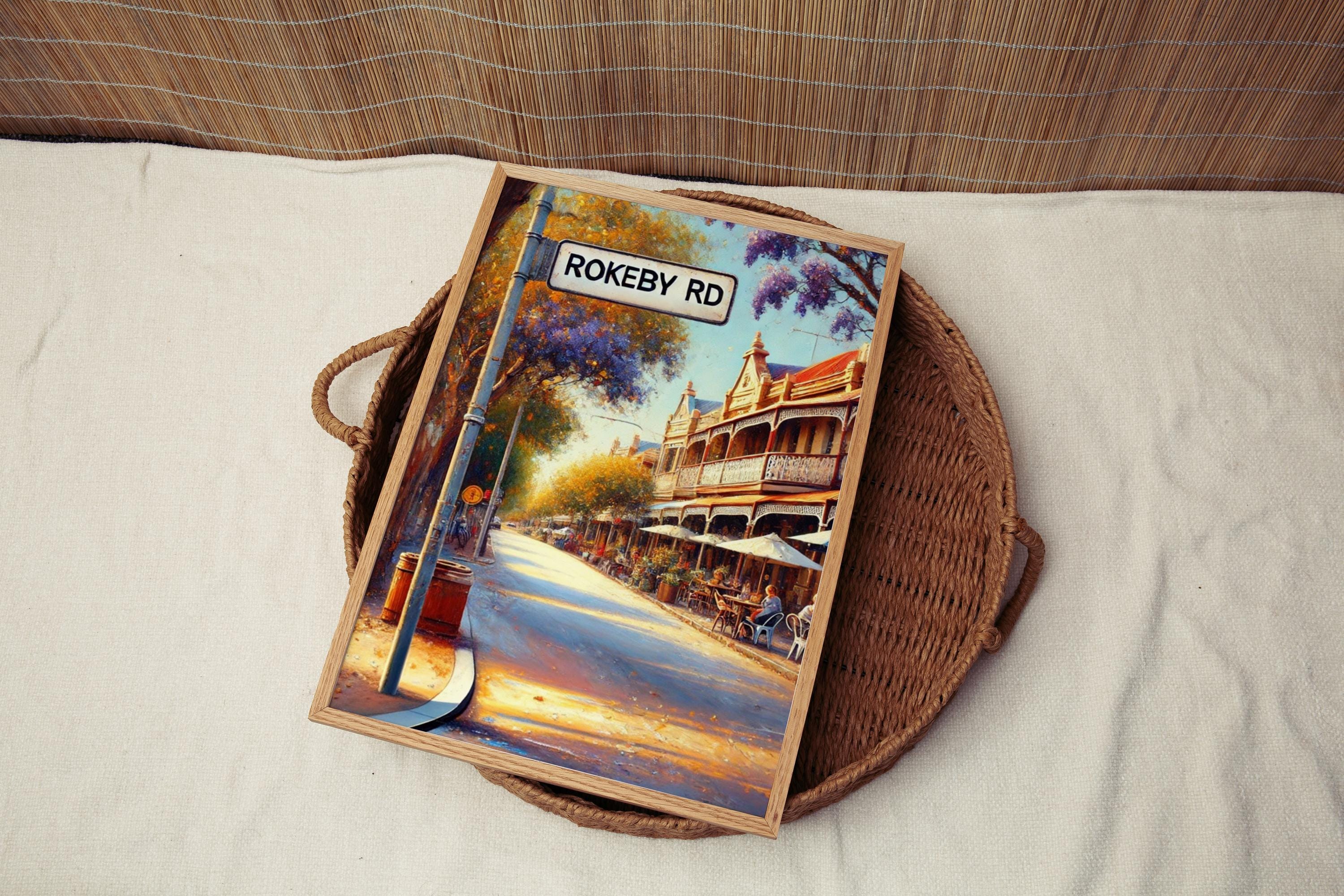 Subiaco Rokeby Rd Wall Art Print – Perth Travel Poster & Souvenir, Subiaco Gift, Housewarming Decor