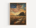 American Home Abstract Poster - United States