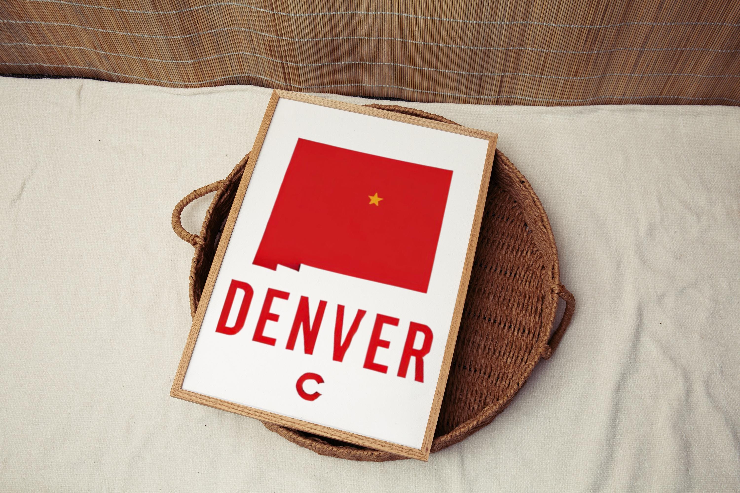 Denver Modern Print - Denver, Colorado, USA