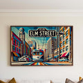 Elm Street Wall Art Modern - Dallas, Texas, USA