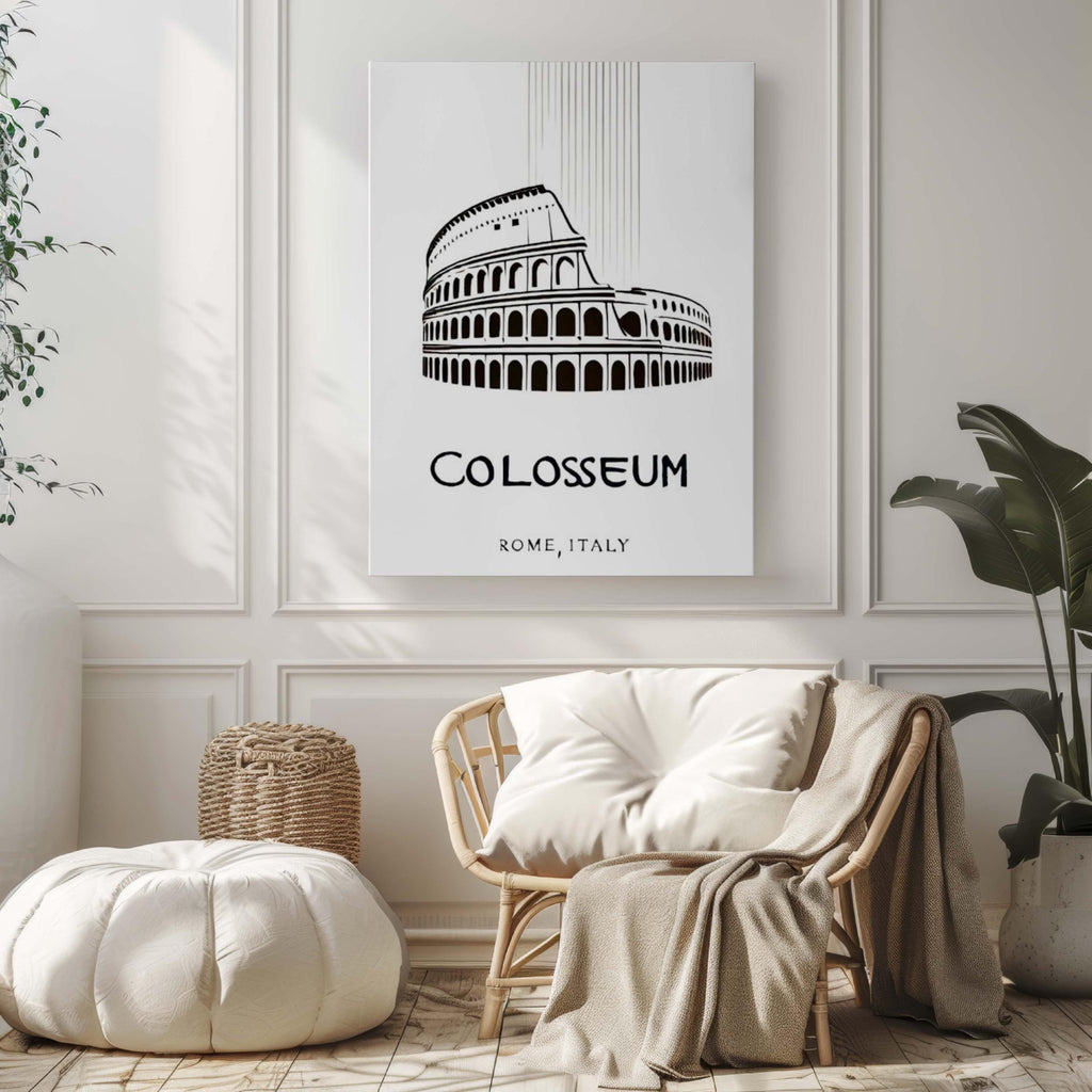 Colosseum Print Vintage - Rome, Italy