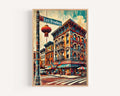 East Broadway Print - Manhattan, New York, USA