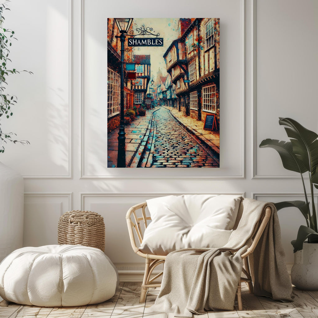 Shambles Historic Print - York, United Kingdom