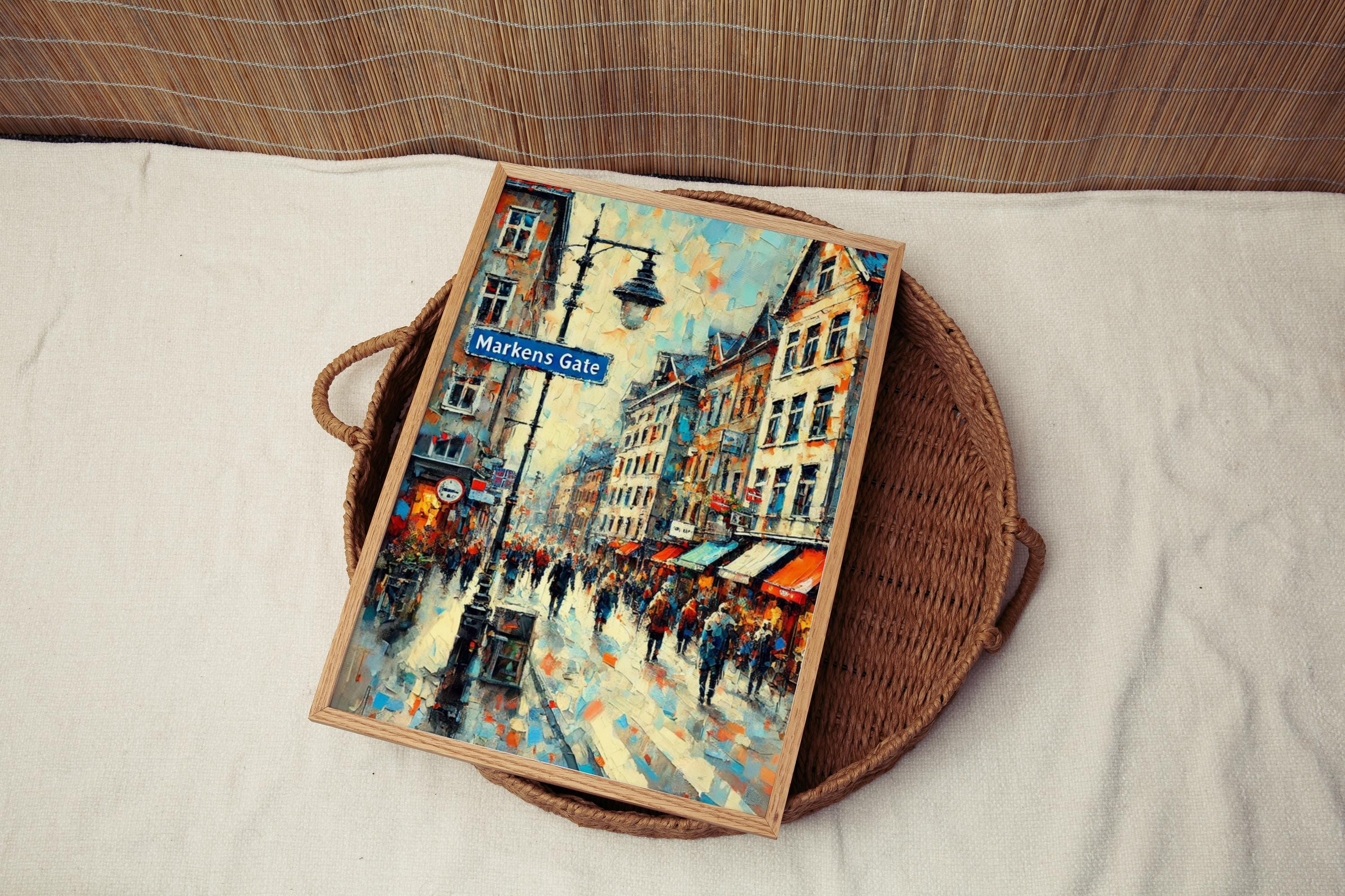 Markens Gate Wall Art - Kristiansand, Norway