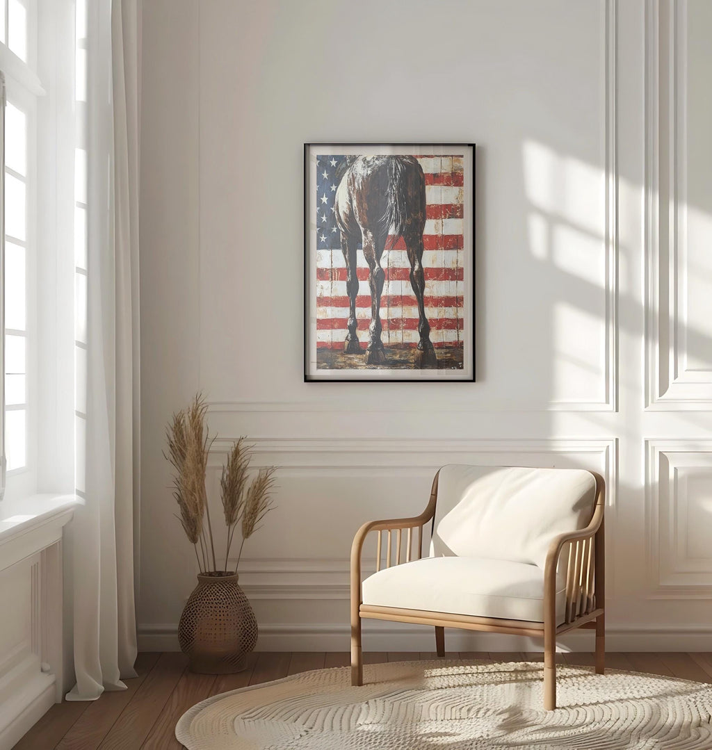 Horse Abstract Wall Art - United States