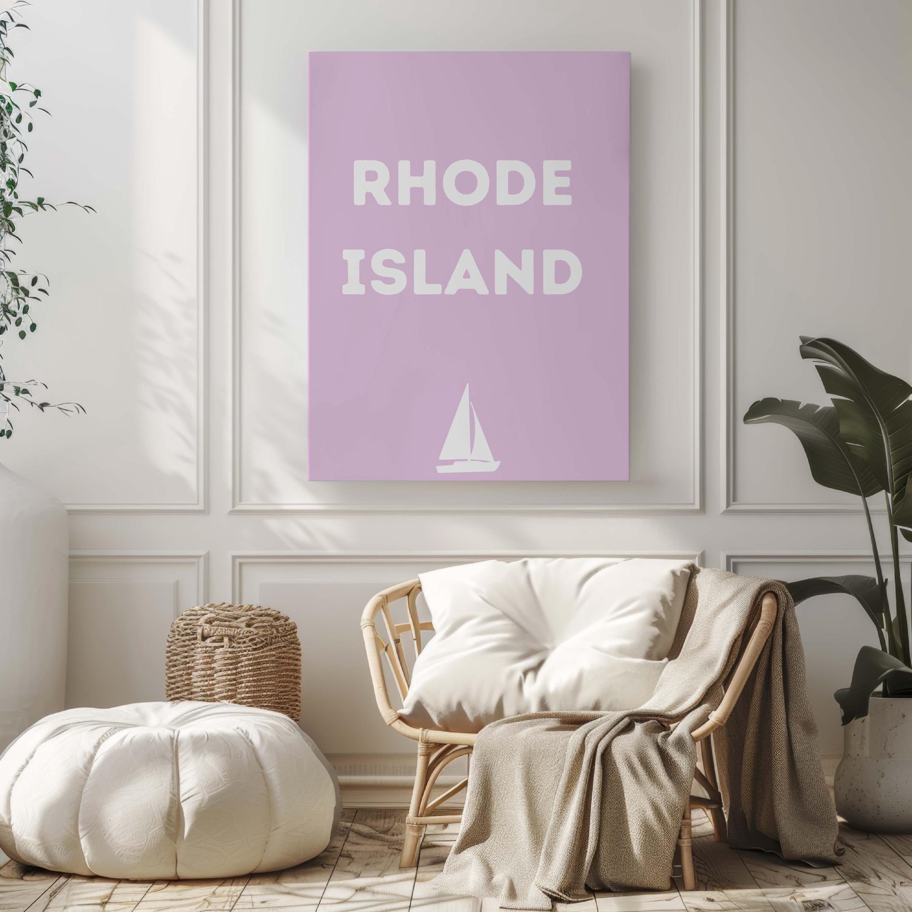 Dorm Room Wall Art - Rhode Island, USA