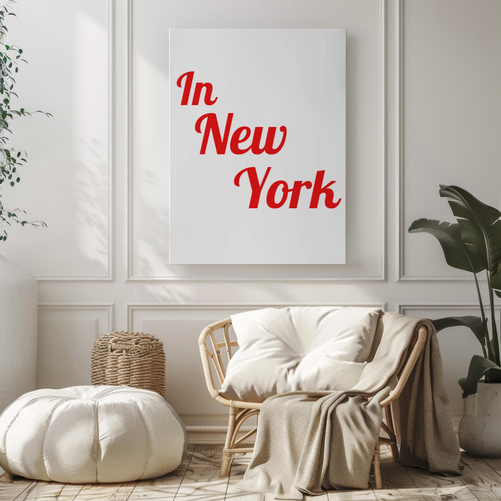 New York Map Poster - New York, New York, USA