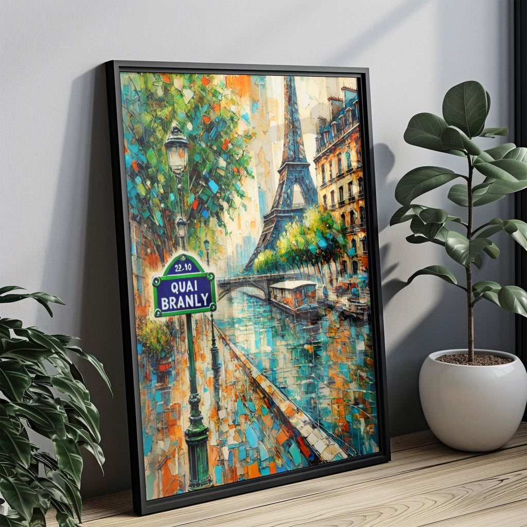 Quai Branly Wall Art Paris Print France Art Travel Poster Museum-Inspired Home Decor Gift for Francophiles and Museum Lovers