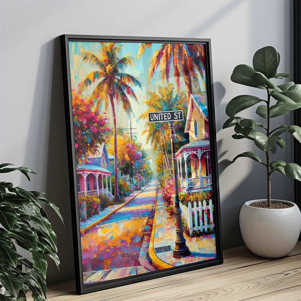 United St Print - Key West, Florida, USA