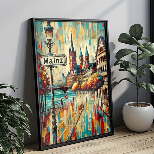 Mainz Art Print - Germany City Wall Art, Travel Poster, European Artwork, Housewarming Gift, German Travel Decor