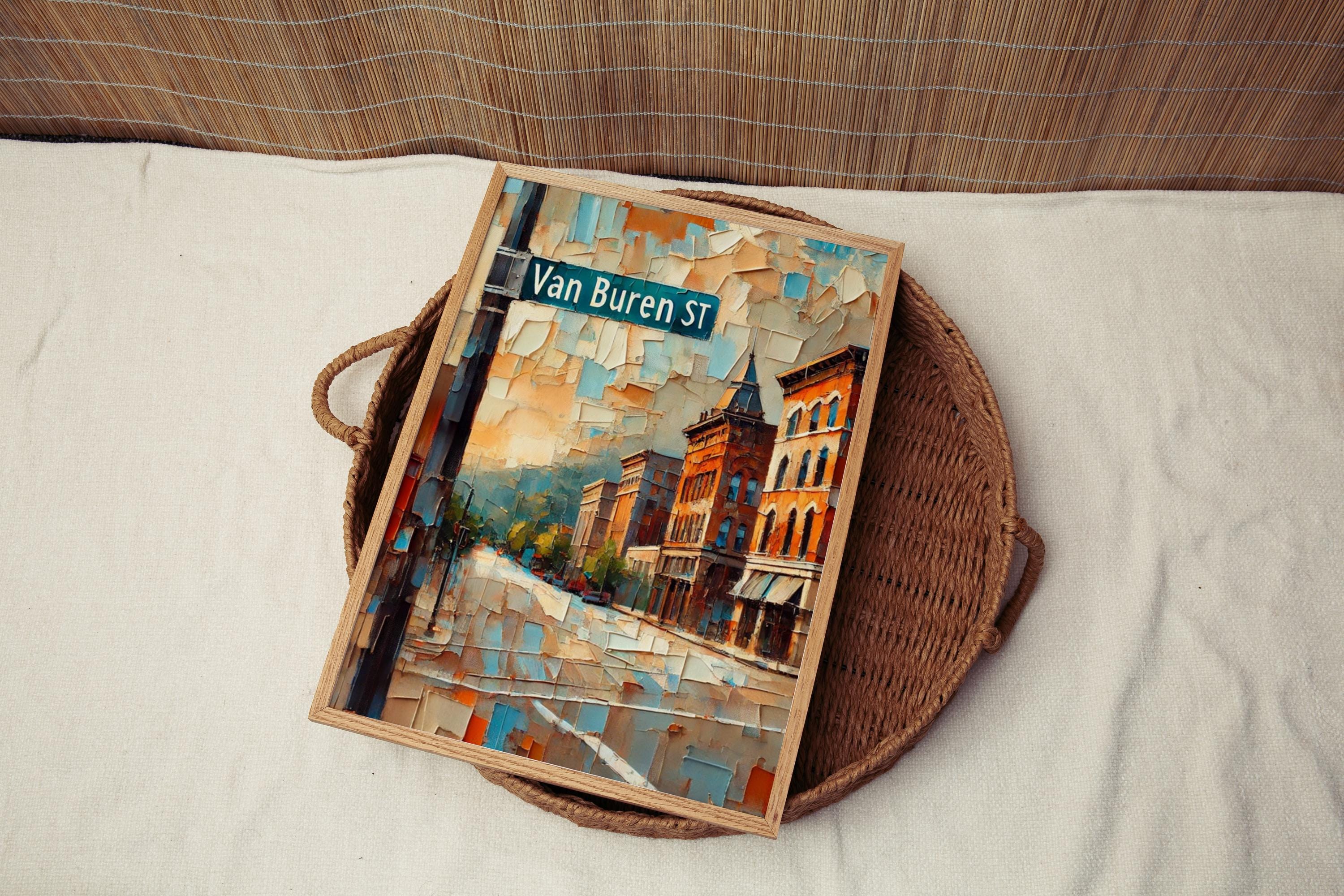 Van Buren Street Wall Art, Little Rock Print, Arkansas Art, “City” Gift, Travel Souvenir, Travel Poster,  “State” Art, PERSONALIZED GIFT