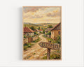 Florești Street Sign Art Print: Transylvania Romania Travel Poster Decor