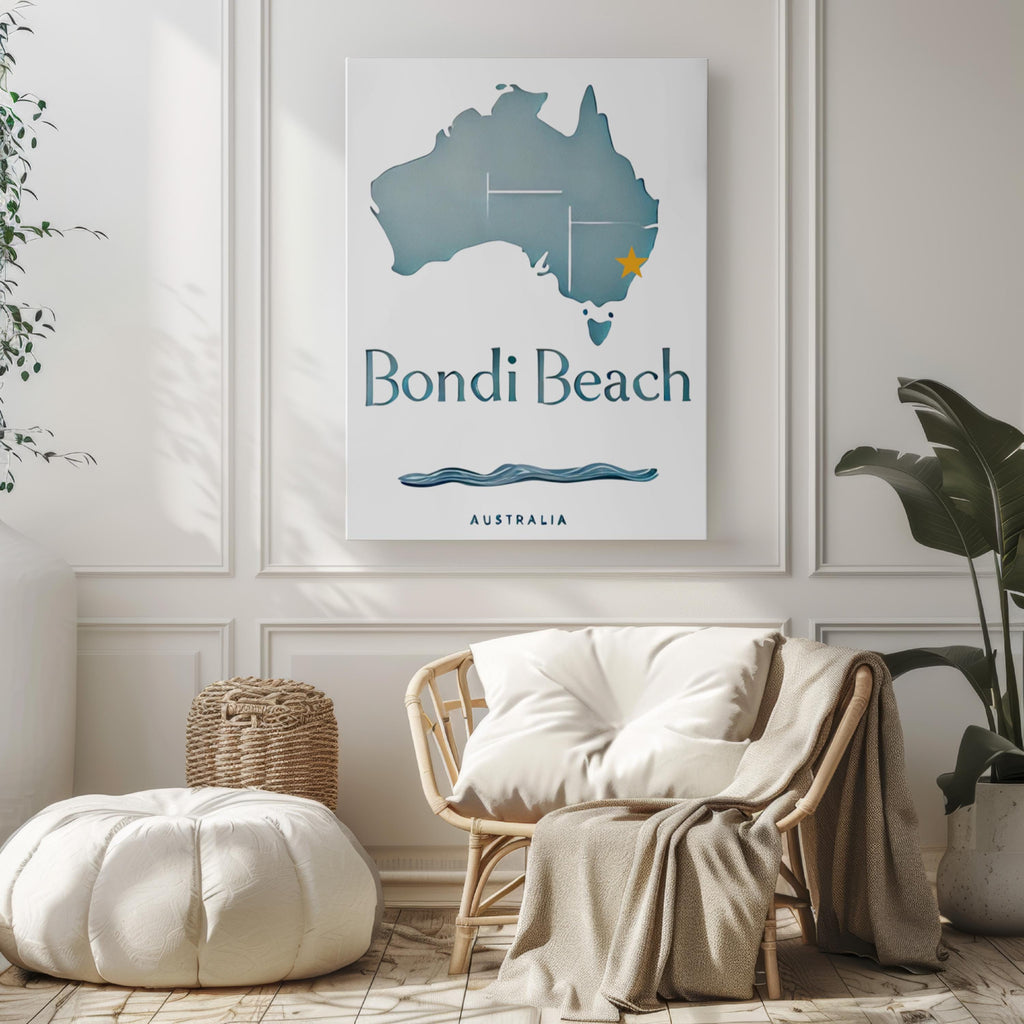 Bondi Beach Modern Print - Australia