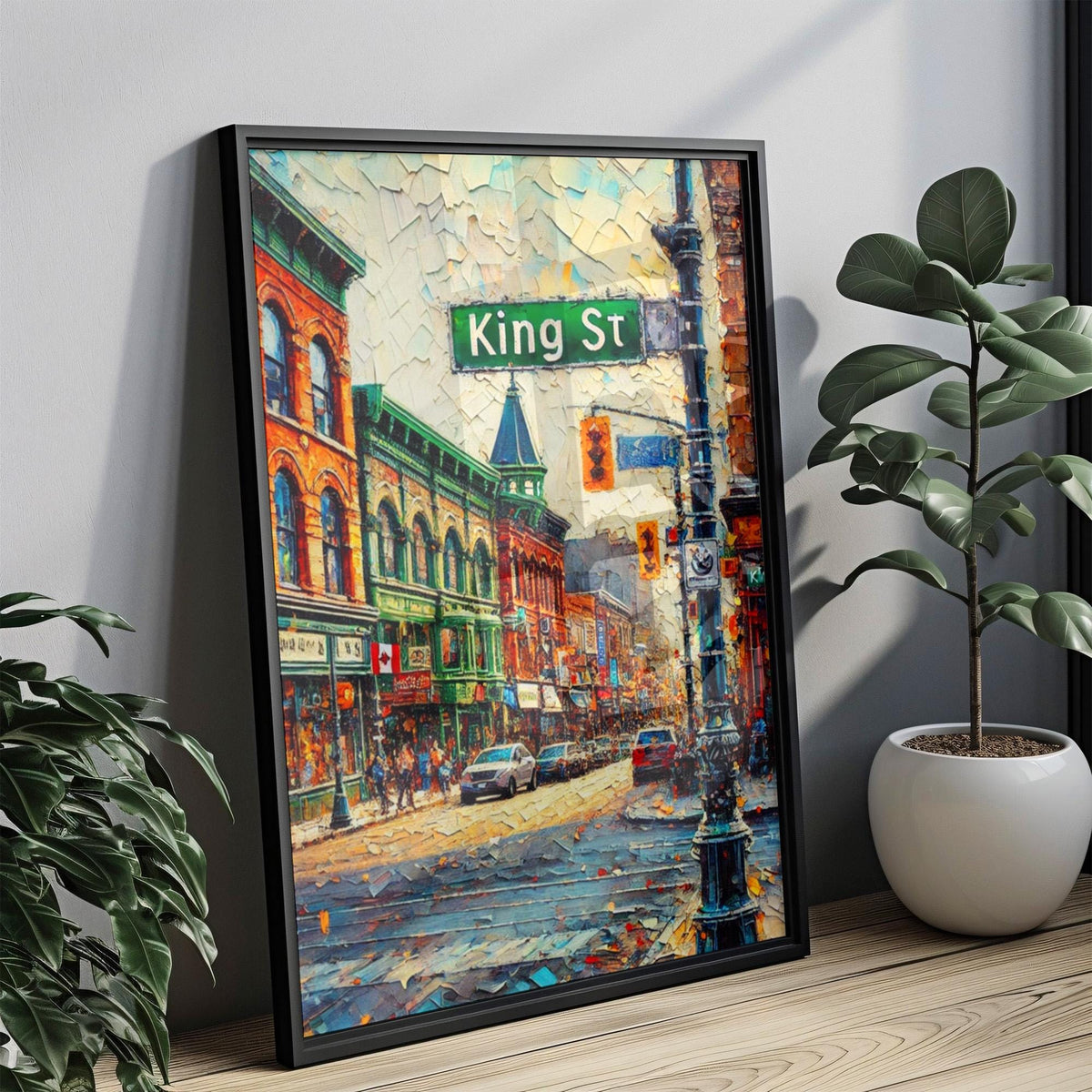 King Street Modern Wall Art - Toronto, Canada