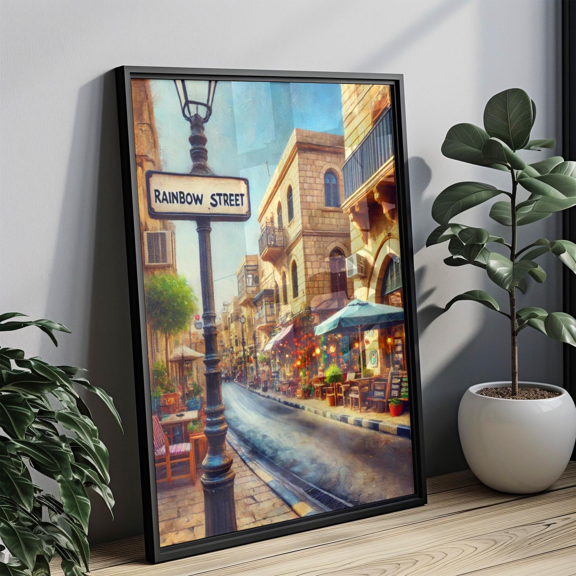Rainbow Street Print - Amman, Jordan